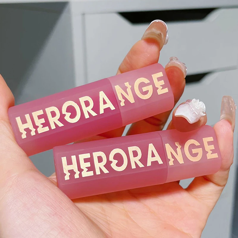 HERORANGE Mirror Gloss Lip Gloss Long-Lasting Transparent Film FormationWater-Like Texture Non-Fading Lip Paste for Smooth Finis