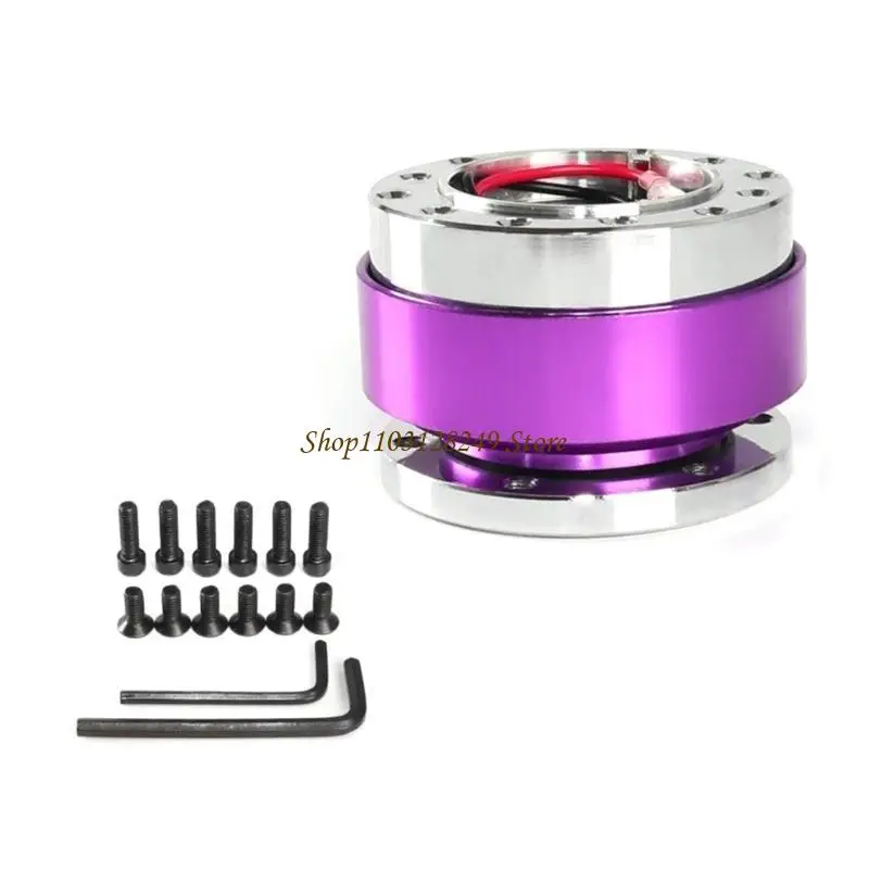 N5KD Performances Steering Wheel Quick Release Aluminum Alloy, Easy Installation
