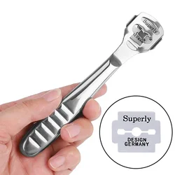 10Pcs/box Safety Replacement Blade Dead Skin Corn Remover Stainless steel Nail Art Pedicure Blades Foot Care Tool