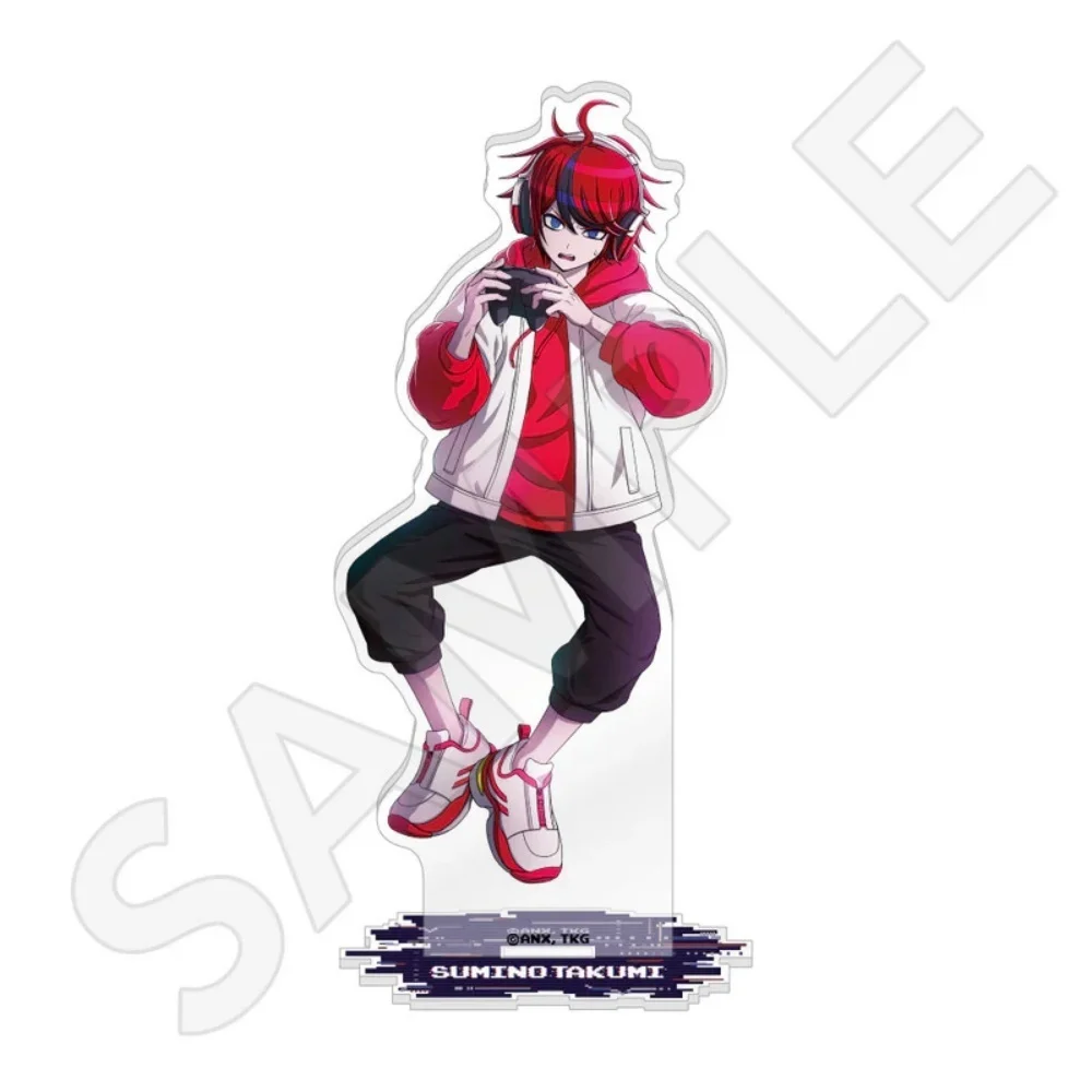 Anime The Hundred Line New Style Eito Aotsuki Takumi Sumino Double Sided Acrylic Stand Keychain Figure Desk Decor Collect Gifts