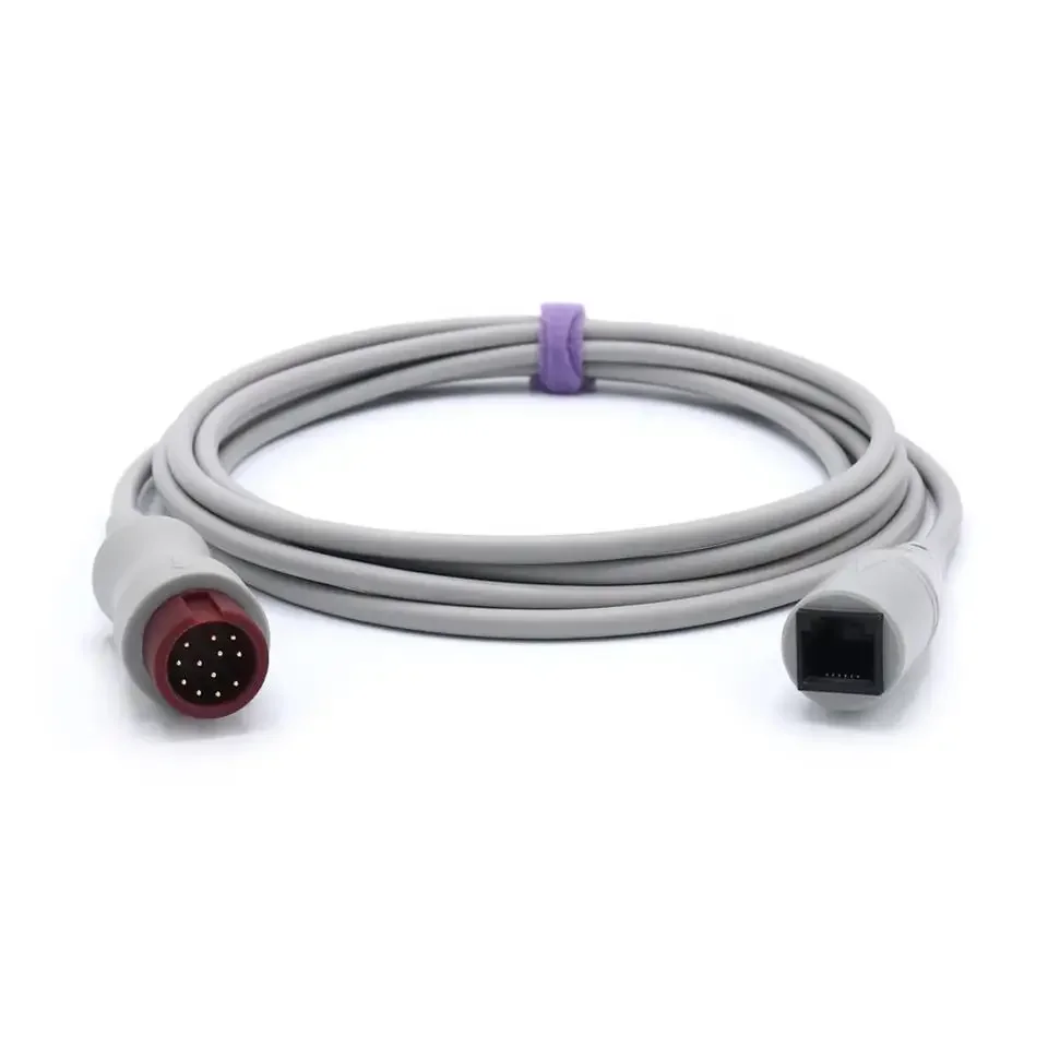 2pcs--IBP Invasive Bloods Pressure Cable