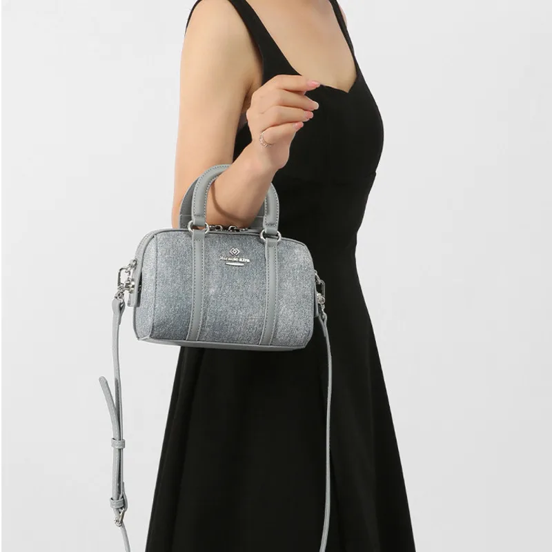 Women's shoulder bag with niche Handheld Versatile Print Single Shoulder Crossbody BagTop top-handle bags female ladies handbags