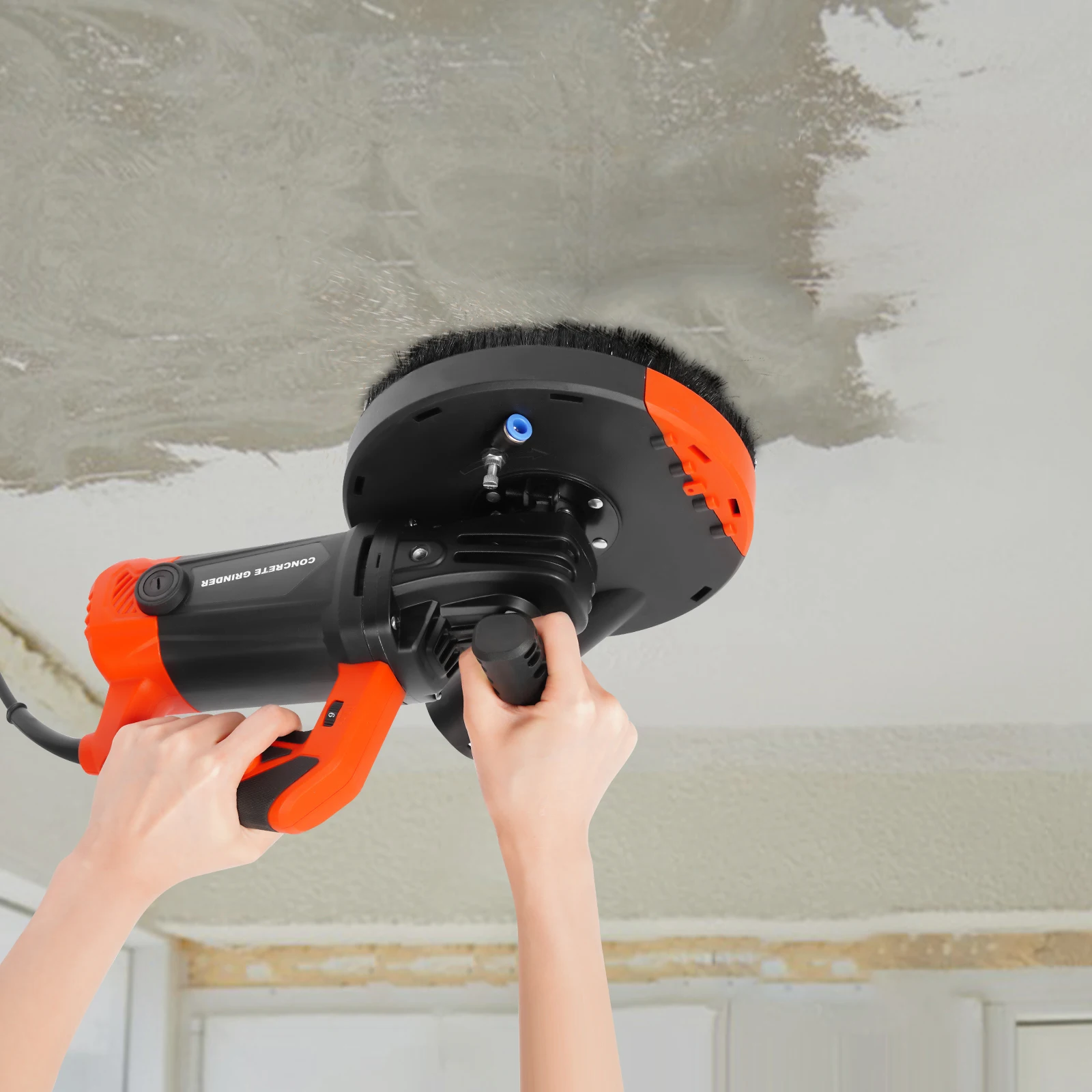 

GS-8180 Concrete Surface Grinder | 2200W, 110V US Plug, 7" Diamond Wheel, 6 Speed Gears