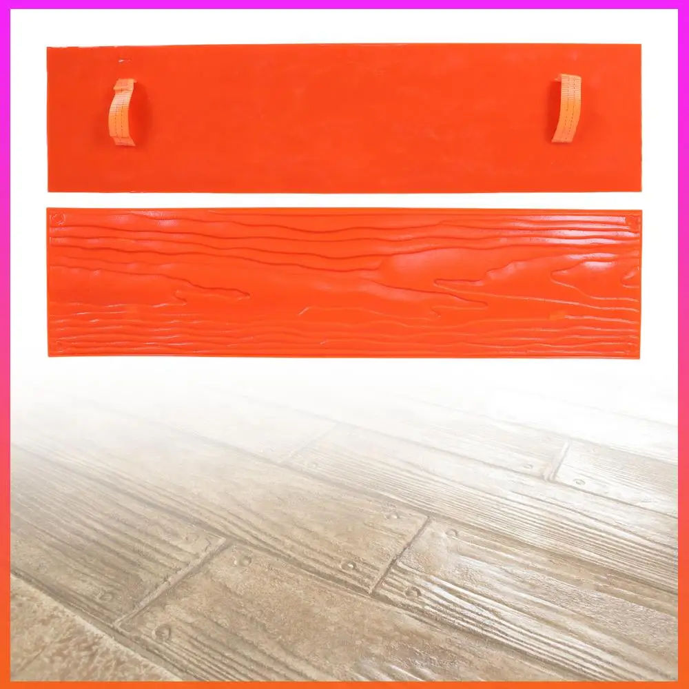 واقعية الخشب الطابق ملموسة طوابع البولي يوريثين الخشب الحبوب الخشب الخرساني لوح الخشب طوابع الخرسانة حصيرة للأرضيات الداخلية/الخارجية #5