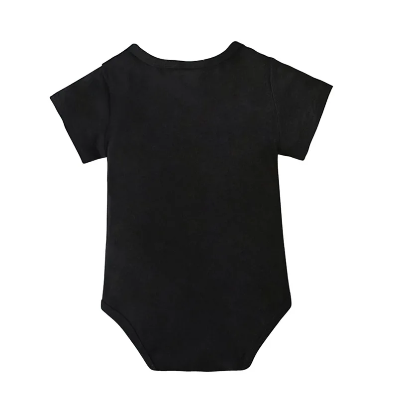Newborn 0-6M Baby Boy Romper Bodysuit Letter DAD Black Color Girl Jumpsuit Infant Playsuit Climbing Outfit Toddler Clothes A674