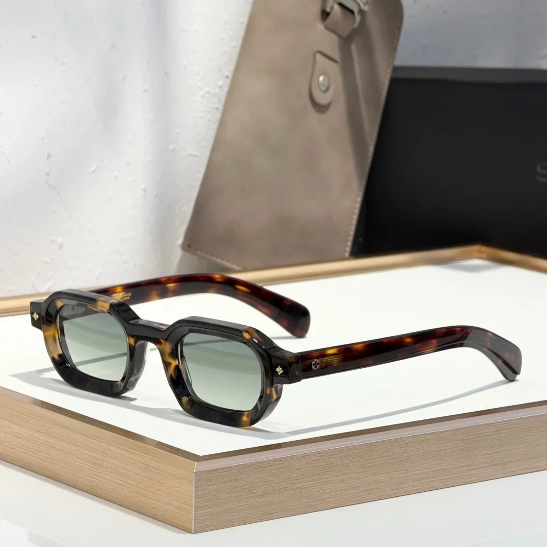 ST LA VEGA 44-26 Top Quality Mens Sunglasses for Women Retro Trend Luxury Acetate Titanium UV400 Designer Sunglasses Frame