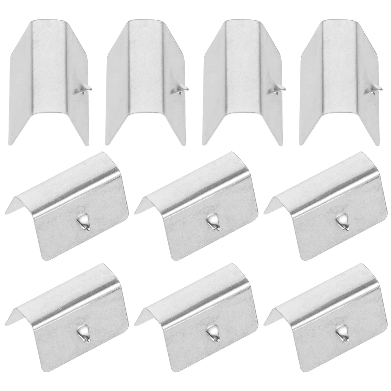 

10Pcs Wind Deflector Clips Metal Durable Fixing Clamps Secure Car Windshield Wind Deflector Guards Rain Window Visor Clips