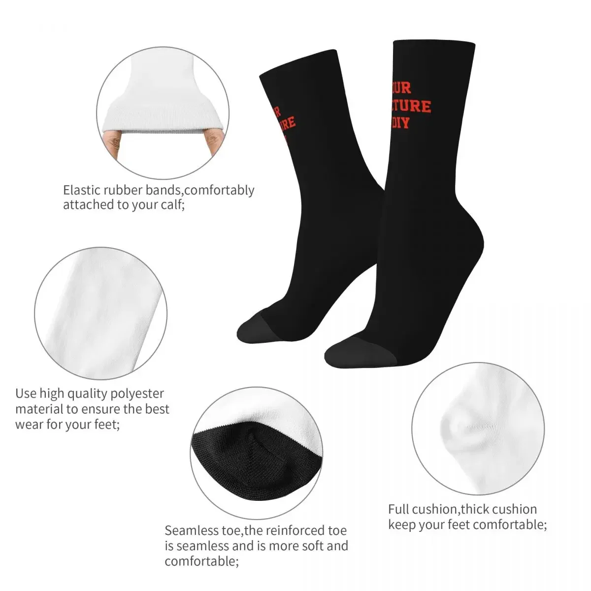 Customized Logo Basketball Socks Racing Polyester Middle Tube Socks for Unisex Breathable