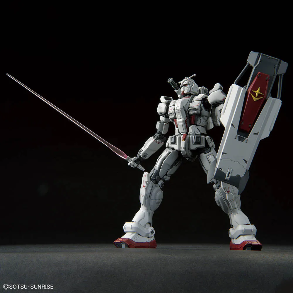 [متوفر] بانداي جاندام HG 1/144 RX-78(G)E Gundam EX (RFV) تجميع لطيف أنيمي عمل الشكل حلية أطقم منمذجة لعبة الهدايا