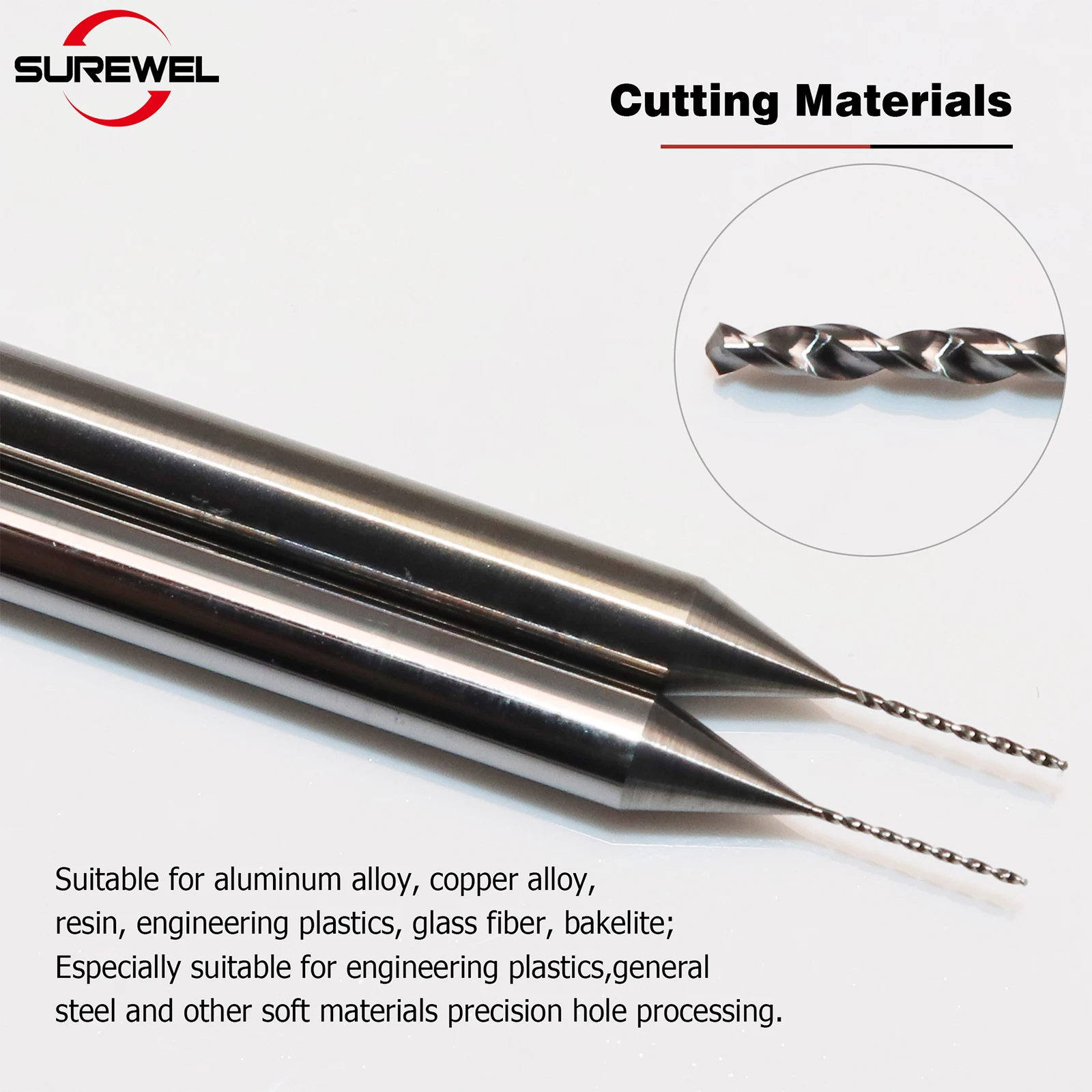 

0.1mm to 1.69mm Carbide Micro Drill Bit YZ228 Precision Mini Drill Hole Maching CNC Solid Monolithic Metal Drill For aluminum