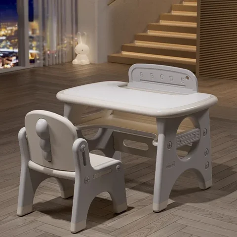 Детский деревянный стол и стулья в комплекте, детский сад, письменный стол для рисования, выполнения домашних заданий, Mesa De Estudio таблица активности отзывы - №9