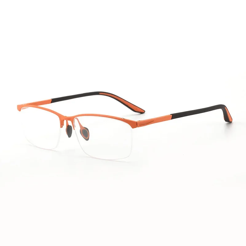 

Ultra-light pure titanium myopia glasses frame women's personalized square designer hipster half-frame glasse