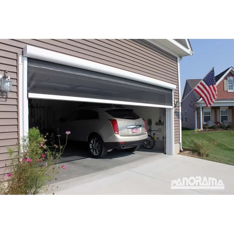 Factories Direct Remote Control Automatic Retractable Insect Screen Door for Patio Garage and Swimming Pool