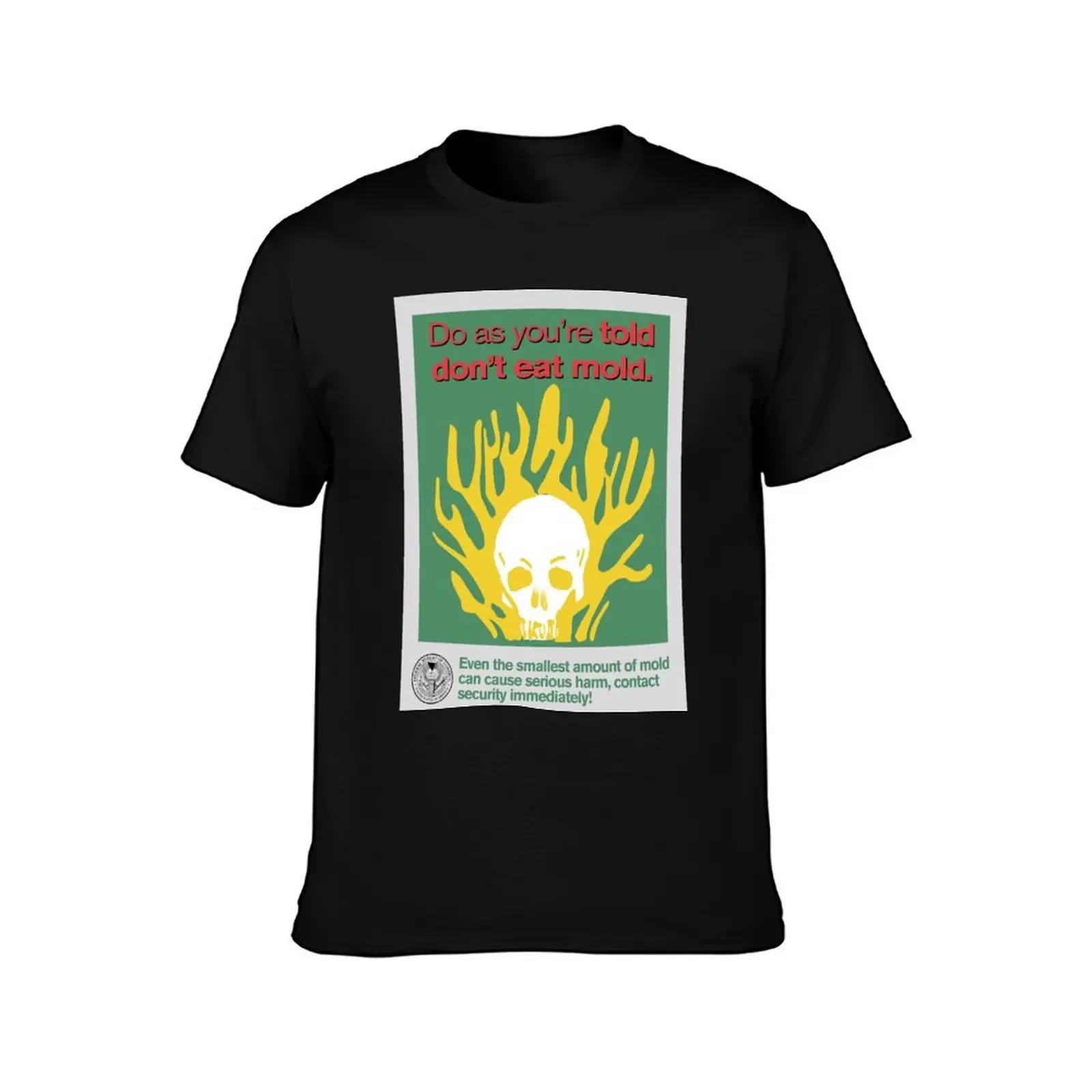 CONTROL Don't Eat Mold T-Shirt Quick Dry Sports Short Sleeve Tee(4XL 5XL 6XL No Shipping)