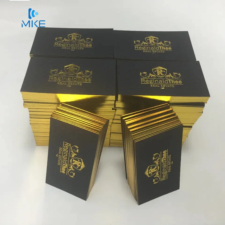 أزياء بطاقة دعوة الزفاف ورقة الأسود والذهبي