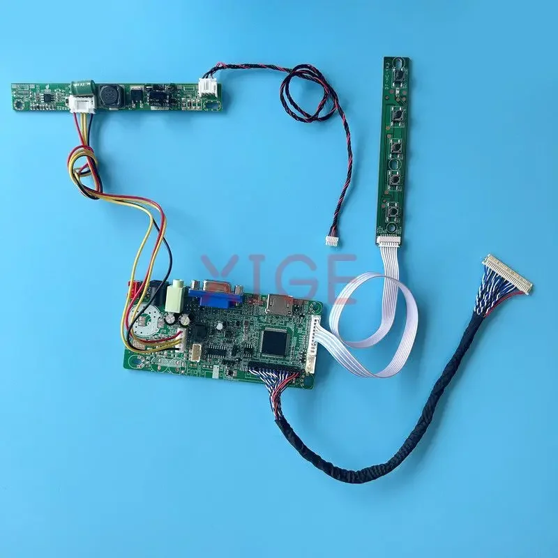 

LCD Matrix Driver Controller Board Fit HM236WU1 HR236WU1 M236MWF2 VGA Kit DIY 23.6" 30-Pin LVDS Panel 1920*1080 HDMI-Compatible