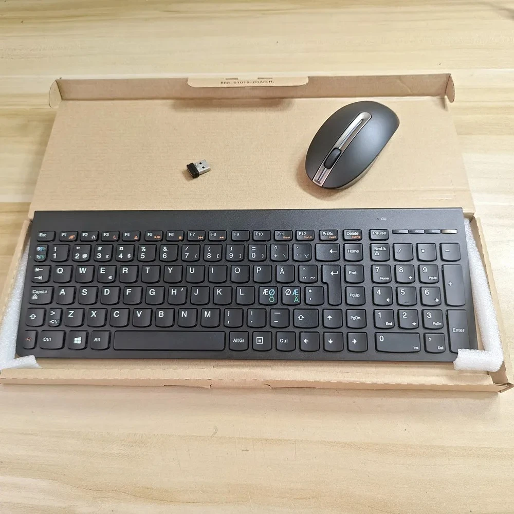 

Nordic layout ultra-thin wireless keyboard and mouse set For Lenovo keyboard SK-8861