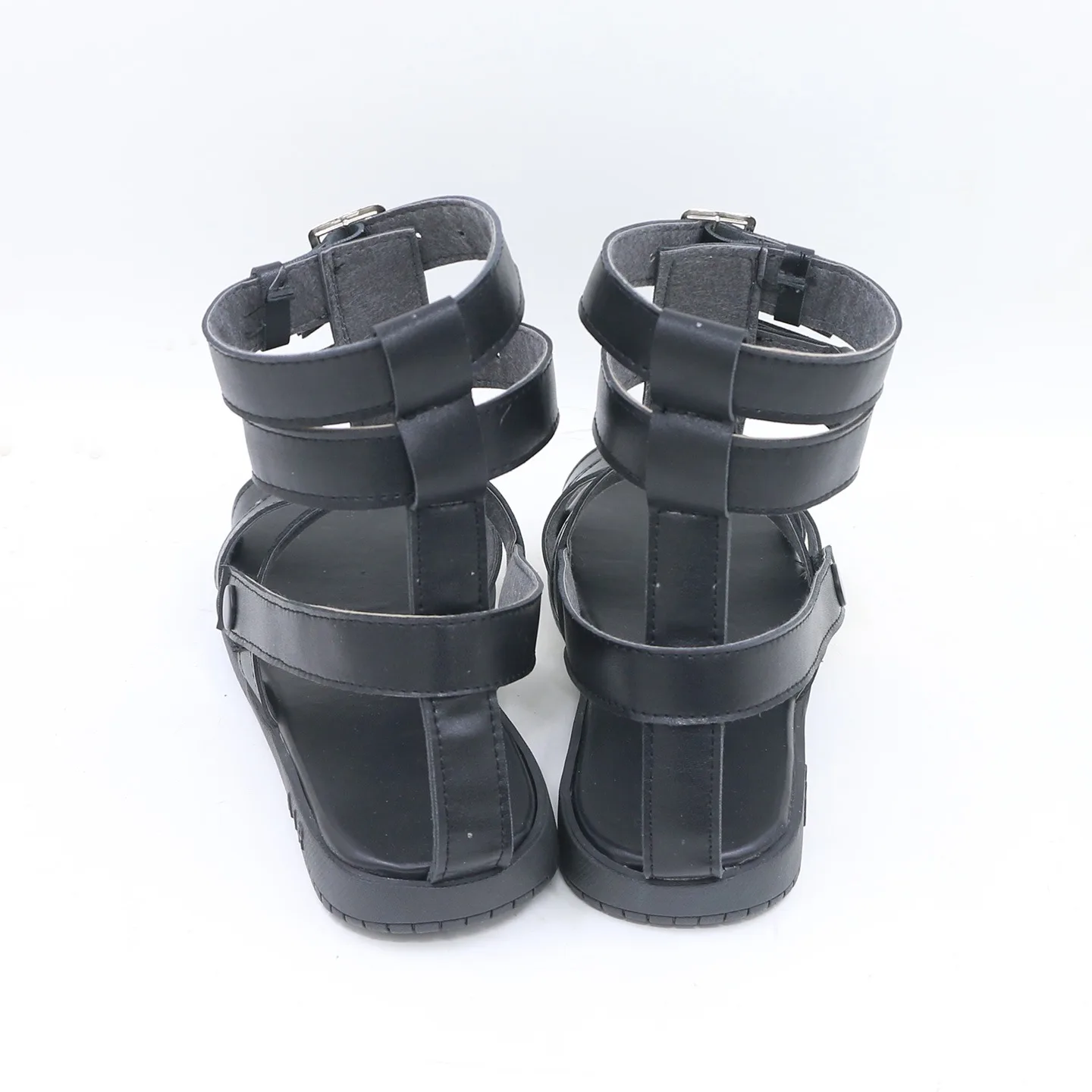 V コスプレ靴ハロウィンカーニバルブーツ PU レザー靴コスプレ小道具アニメアクセサリーカスタムメイド