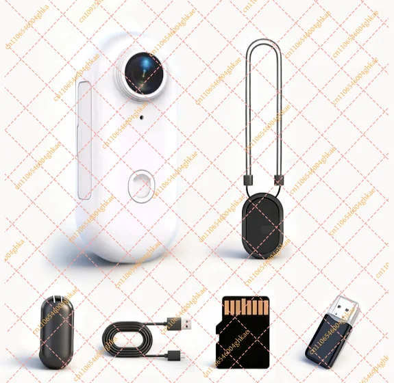 Mini Thumb Sports Camera, 1080P WiFi Magnetic Vlog Recorder, Portable Back Clip Pet Action Camera