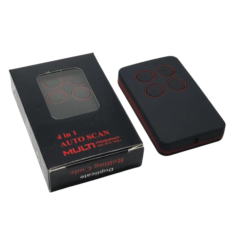 Universal Remote Control Electric Intelligent Garage Door Opener Learning 4 Buttons Multi Frequency 280mhz-868mhz