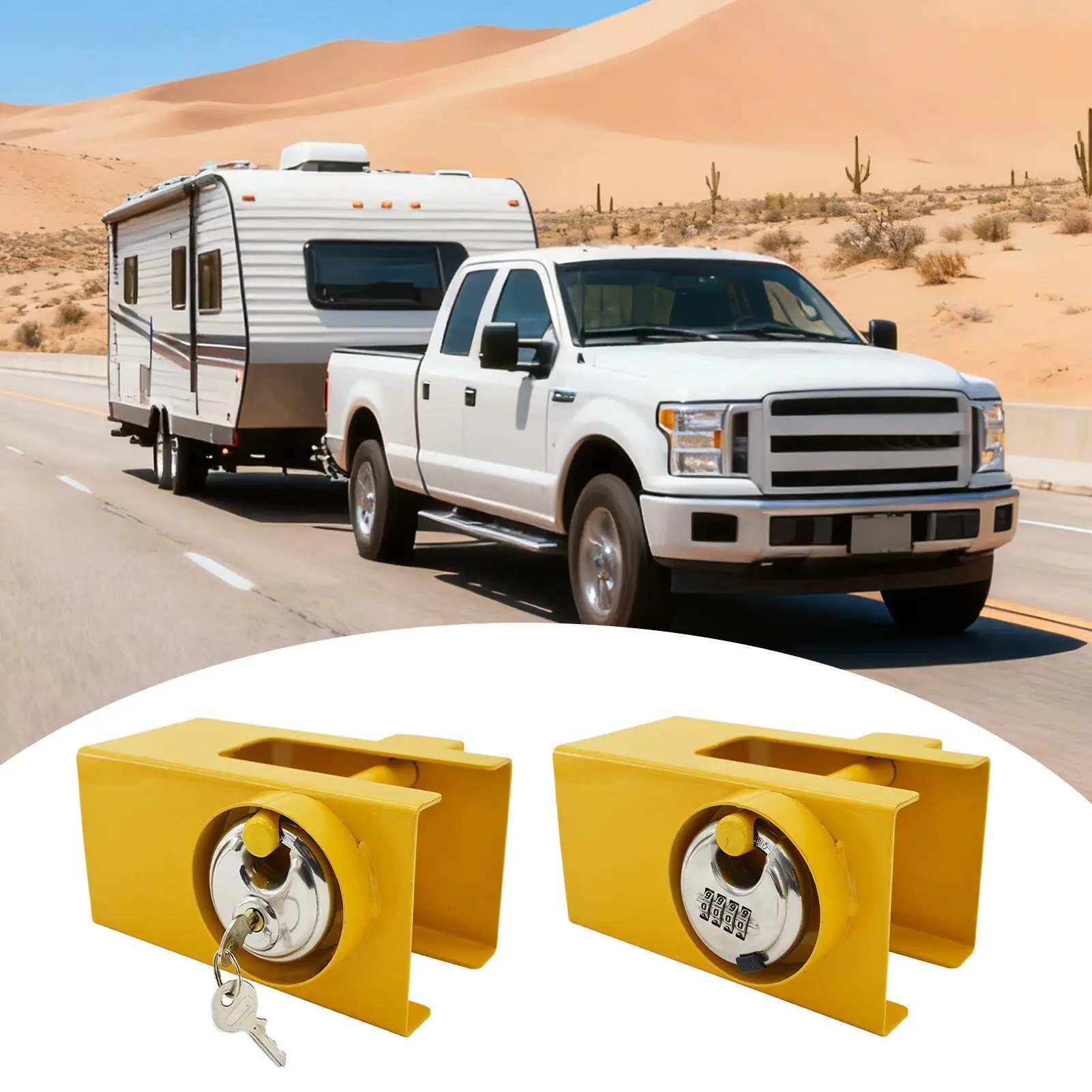 

Замок на языке для сцепного устройства прицепа из нержавеющей стали, сверхмощный универсальный автозапчасти, штифтовый замок для прицепа, контейнер для грузовой двери