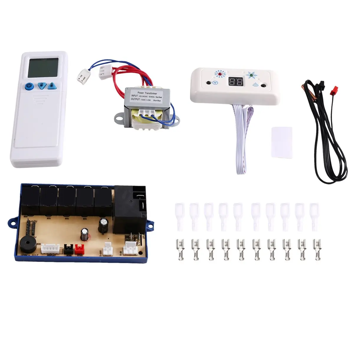 ABIU QD-U08C Air Conditioner Control Board Universal AC Control Board Only for Wall-Mounted Fixed Frequency Air Conditioners