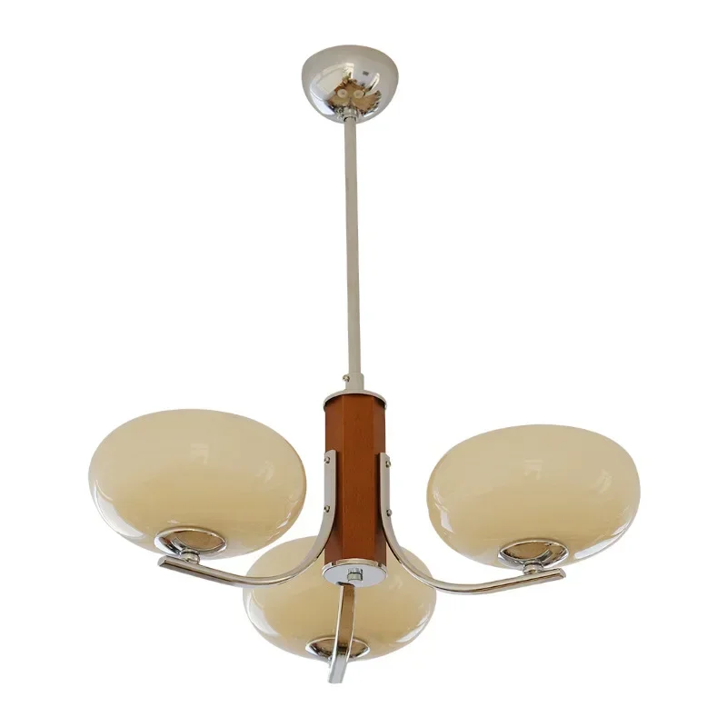 Medieval Nordic solid wood bedroom dining room chandelier