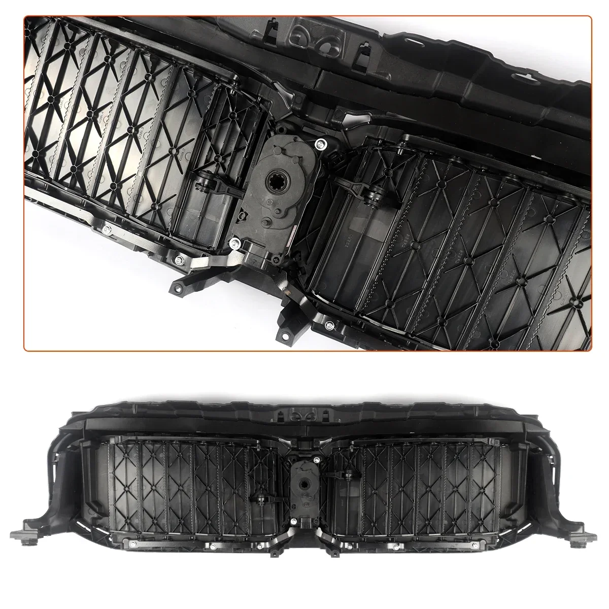 For BMW G30 G31 2021-23 Front Bumper Radiator Active Grille Air Shutter With Motor