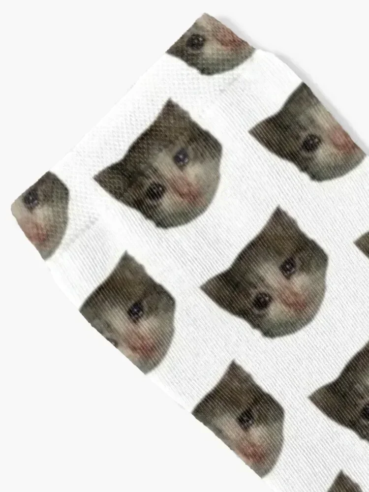 Sad Cat meme sticker Socks sports and leisure FASHION Woman Socks Men's