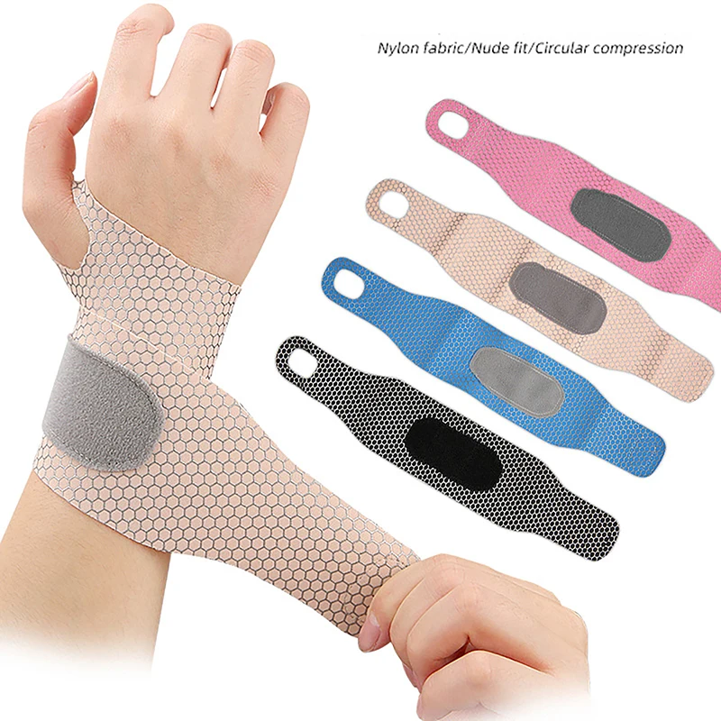 [E] Adjustable Wrist Band Brace Workouts Tendonitis Splint Sports Protection Orthopedic Hand Ultrathin
