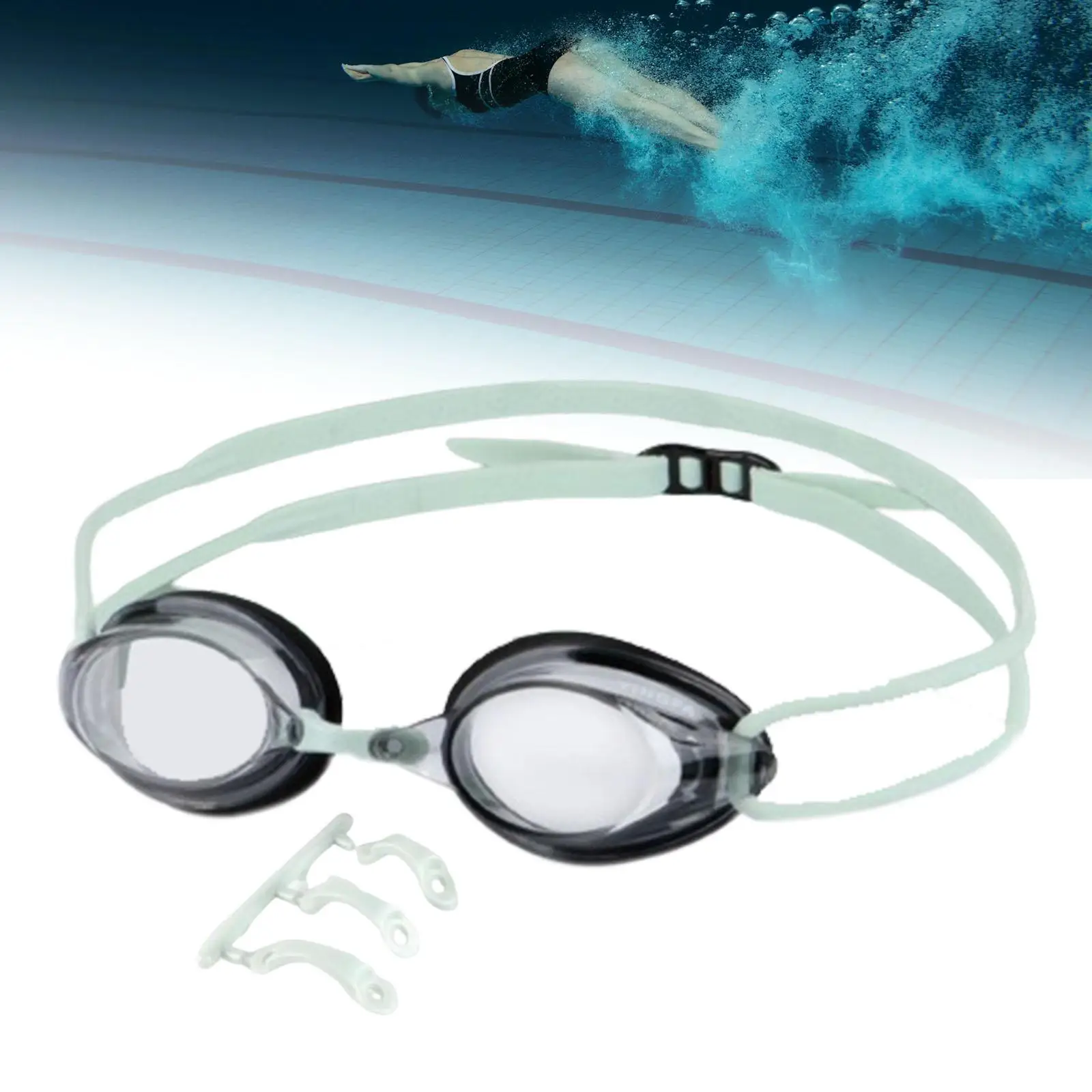 Swim Goggles Comfortable Wide Vision Leakproof Swimming Goggles for Training