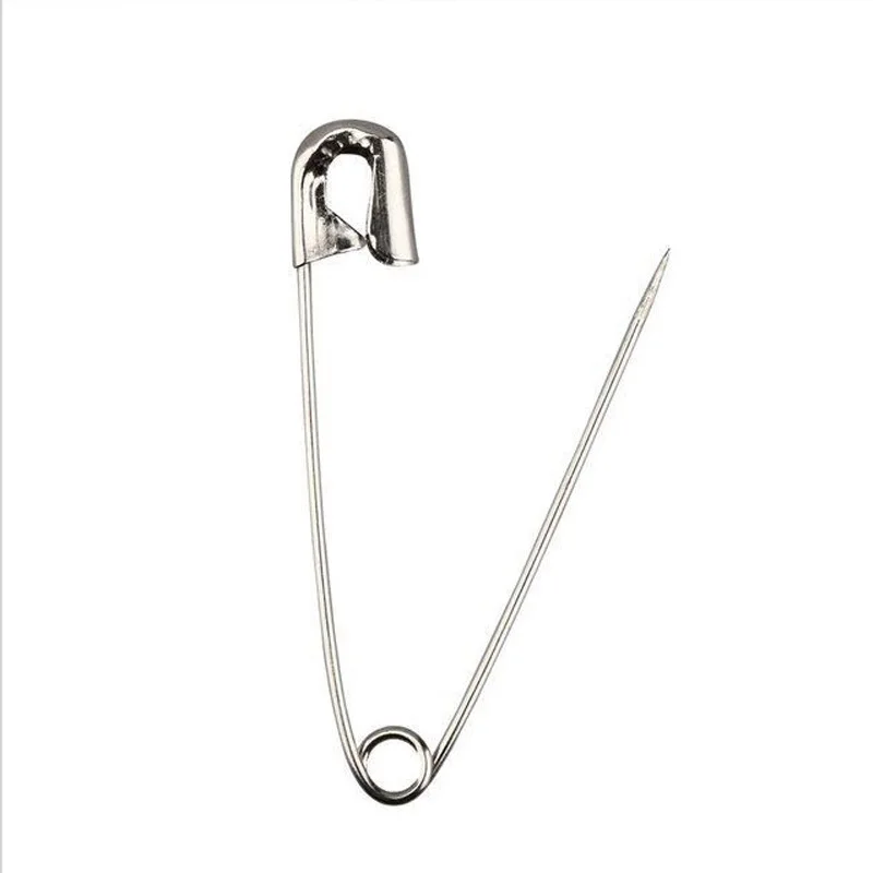 50pcs/Lot High Quality Stainless Steel Safety Pins DIY Sewing Tools Accessory Needles Large Safety Pin Small Brooch Wholesale