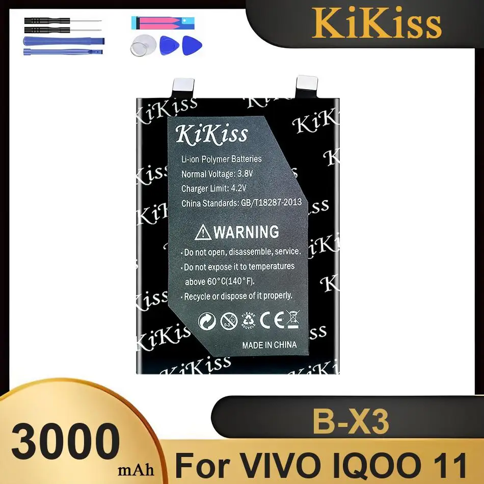 

Аккумулятор B-X3 для мобильного телефона VIVO IQOO 11, долговечные батареи