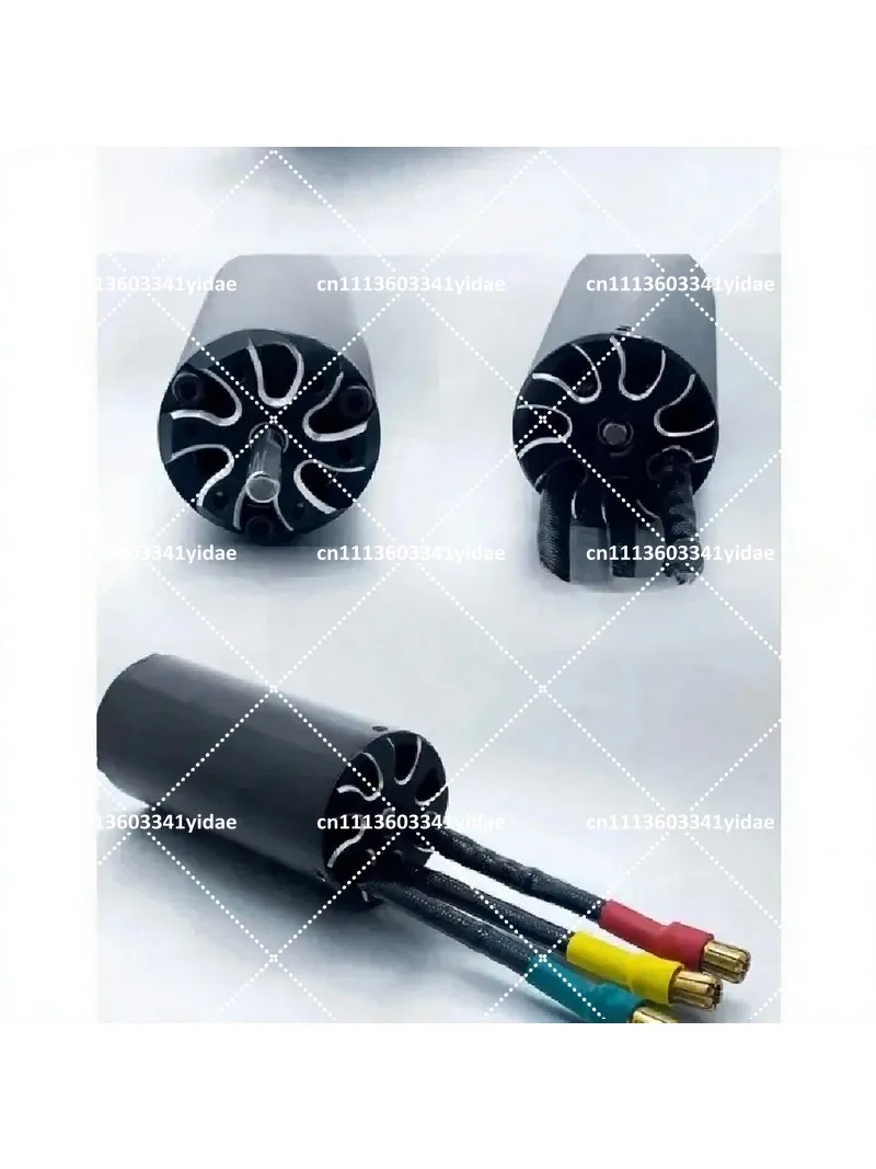 High Speed Brushless Motor 3660 3674 3682 for RC Model Boat, 4-Pole Sensorless Motor with Internal Fan