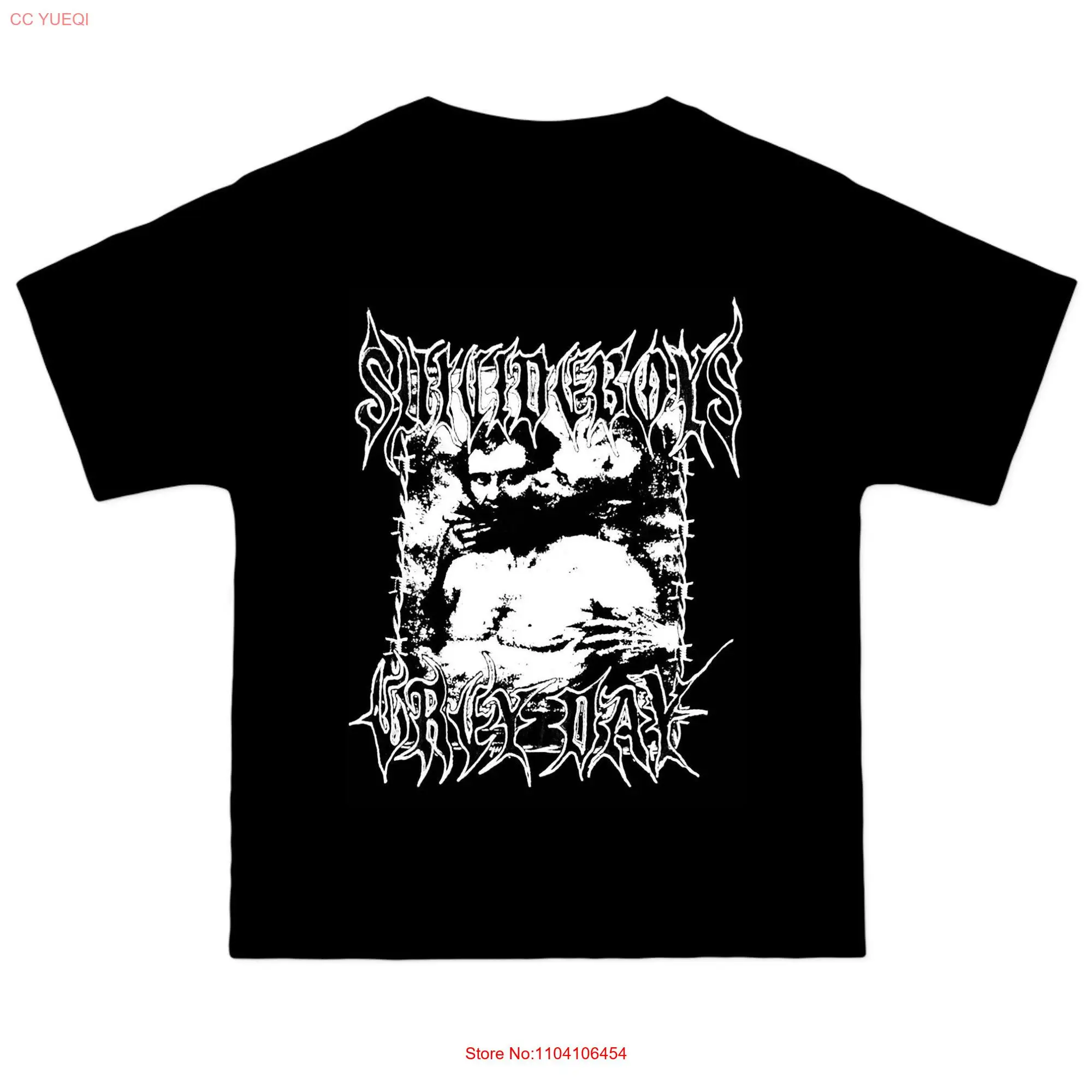 Suicideboyss greyday new world depression g59 grey five nine heavyweight black or white tee shortsleeve shirt