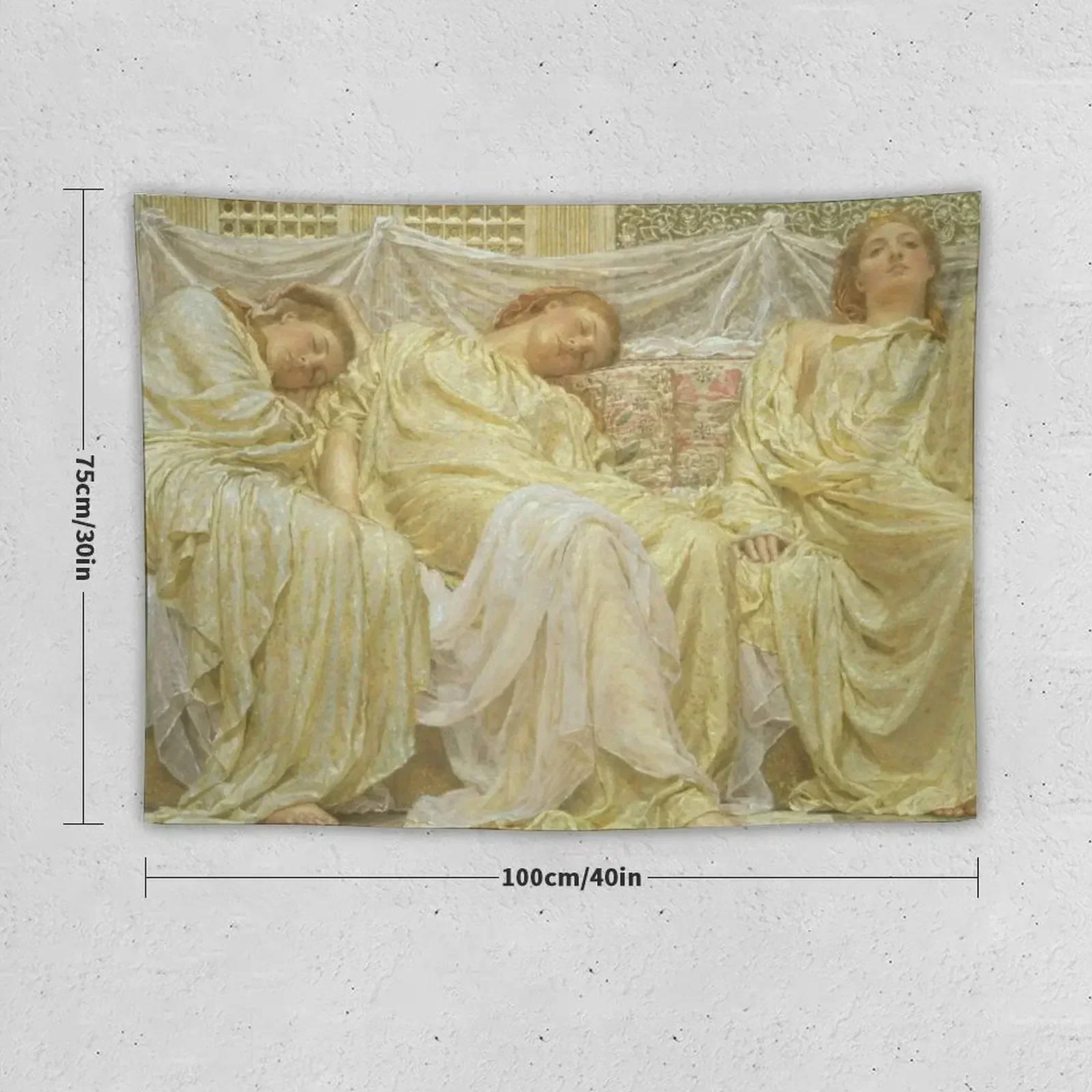 Dreamers - Albert Joseph Moore Tapestry Bathroom Decor Art Mural Tapestry