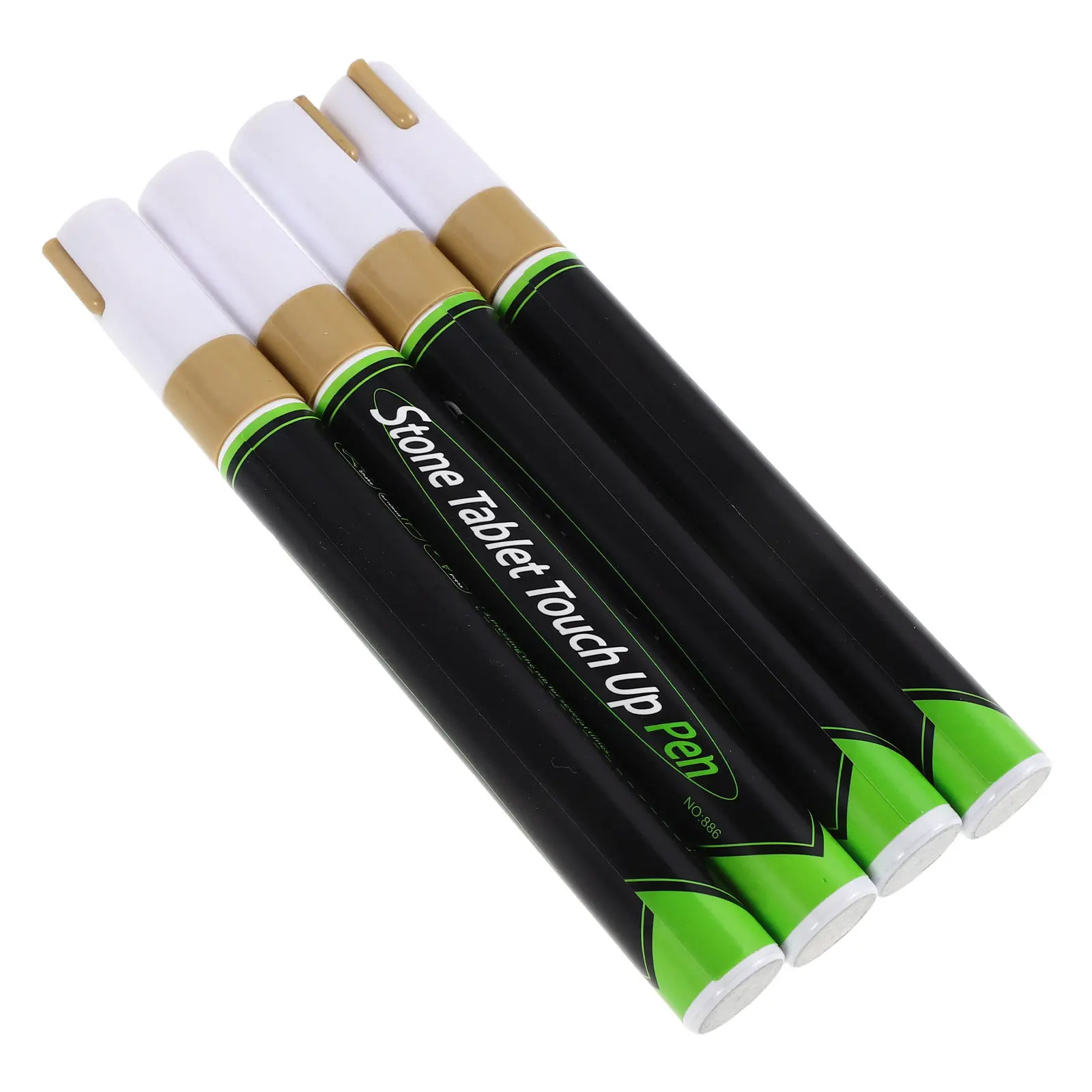 4pcs Tombstone Marker Pens White Gravestone Lettering Repair Pen Weatherproof Monument Paint Markers for Restoring