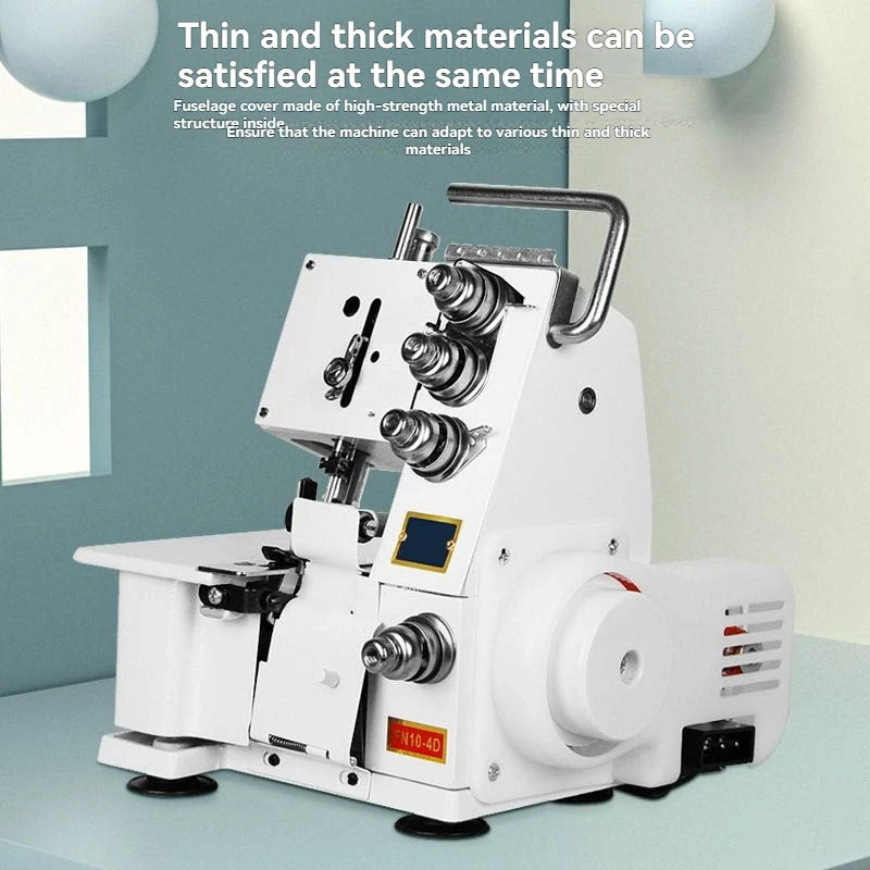 

100W 3/4 Thread Electric Overlocker Professional Sewing Machine for Fabric Tailoring