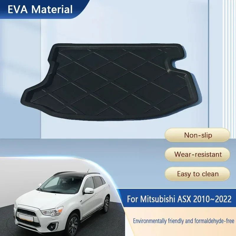 

Car Rear Trunk Storage Pad For Mitsubishi ASX RVR XB 2010~2022 Anti-Dirty Rug Boot Mat Cargo Liner Cover Auto Interior Accesorio