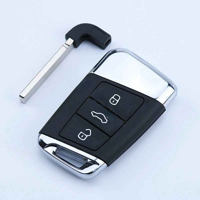 

3 Button Smart Remote Car Key Shell Case Cover For Volkswagen VW Passat B8 New Magotan B5 Skoda A7 Variant Insert Blade