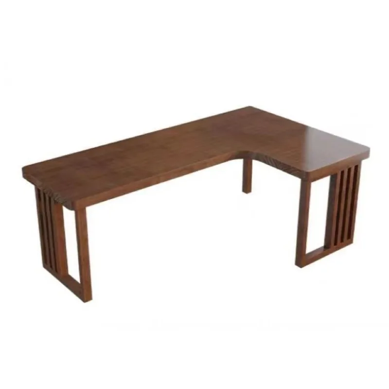 

Solid wood desk corner desktop computer desk home bedroom against the wall simple L-shaped table corner study desk