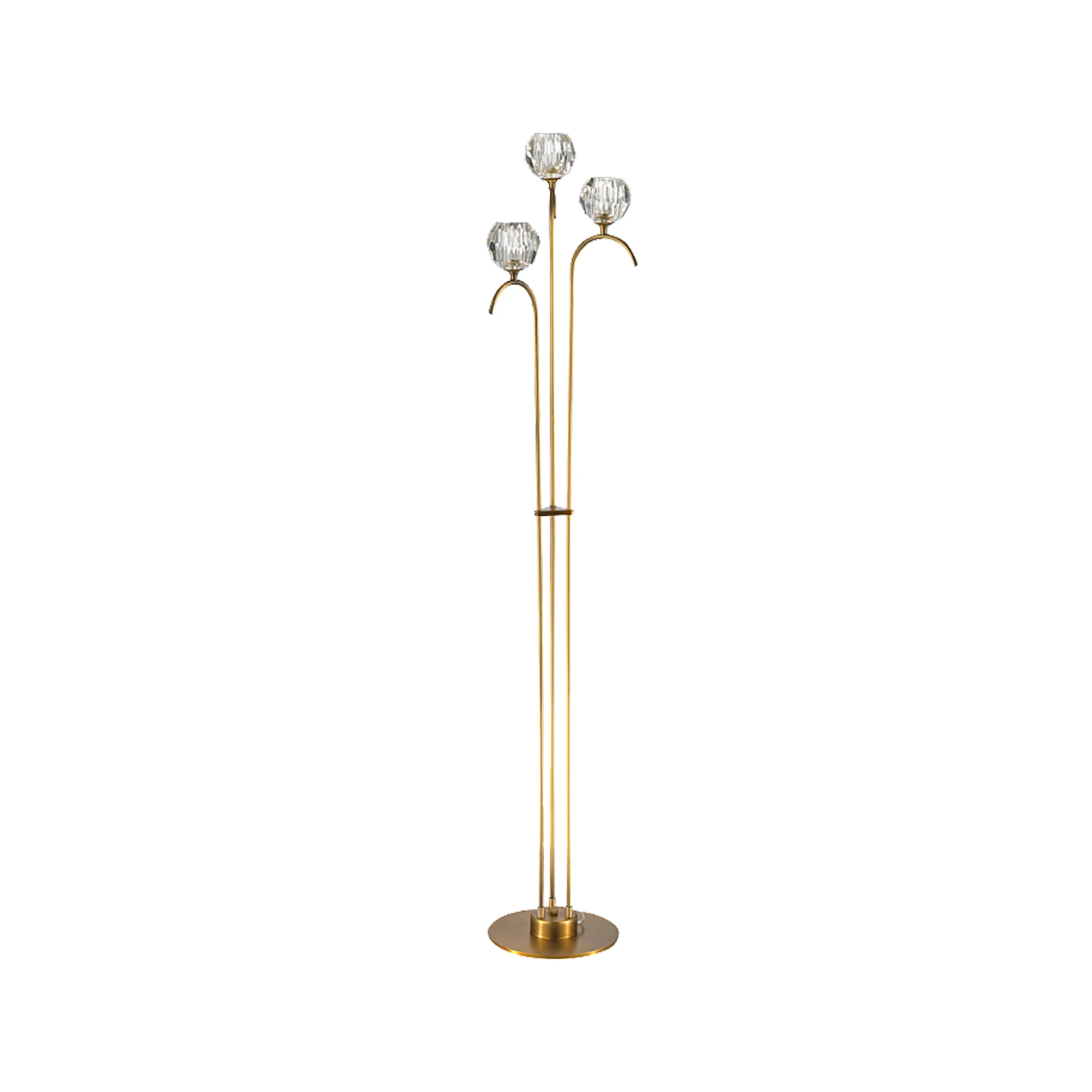 

Modern Multi-lamp Head Round Table Lamp Crystal Lamp Is Used for Bedroom Dining Table Desk Table Top Decoration