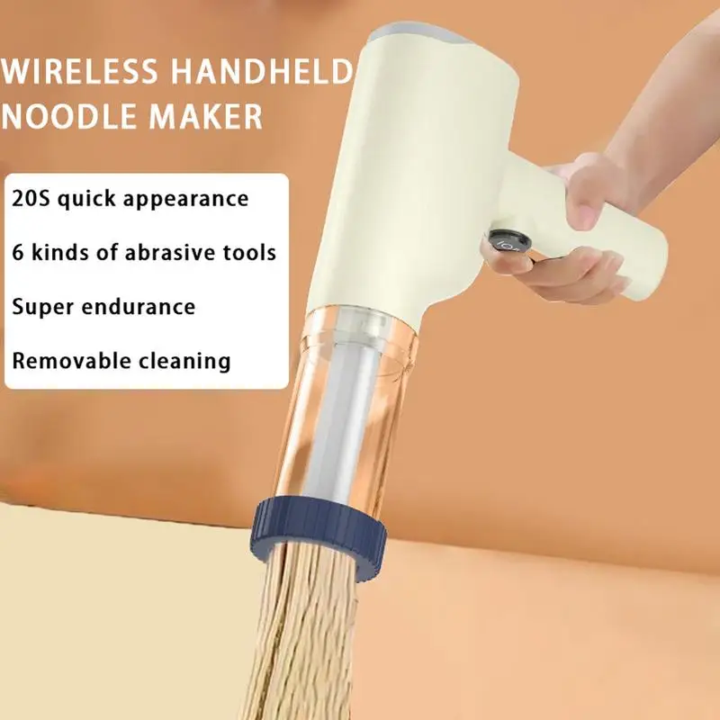 Multi-functional Noodle Machine Home Fully Automatic Wireless Handheld Portable Noodle Cutter With 6 Different Moulds Gadgets