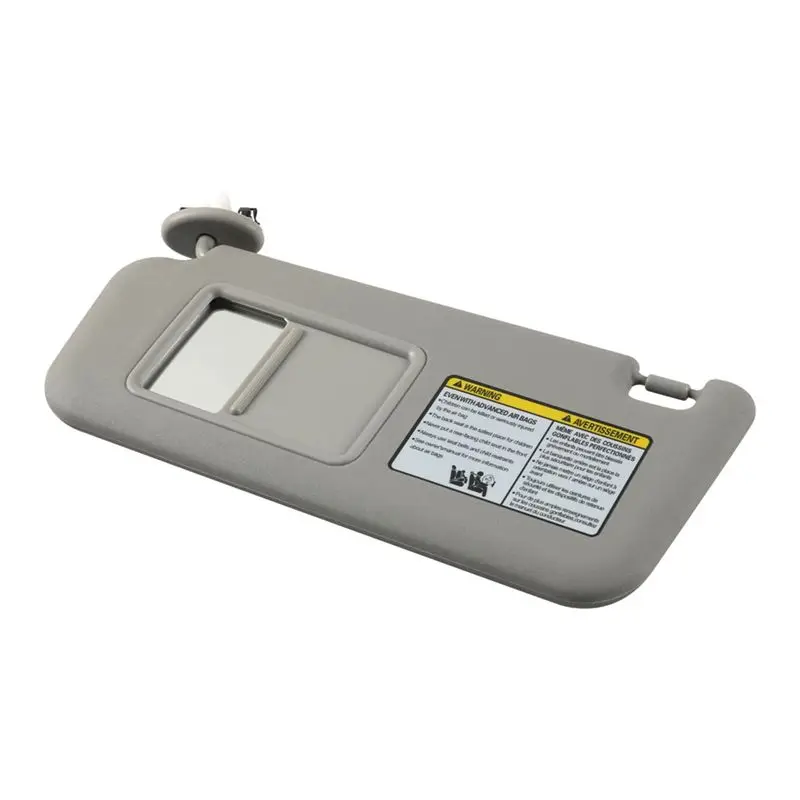 AU28-Car Front Left Sun Visor Panel With Makeup Mirror For Toyota RAV4 2006-2013 Part Number 7432042501B2, 7431042452B2