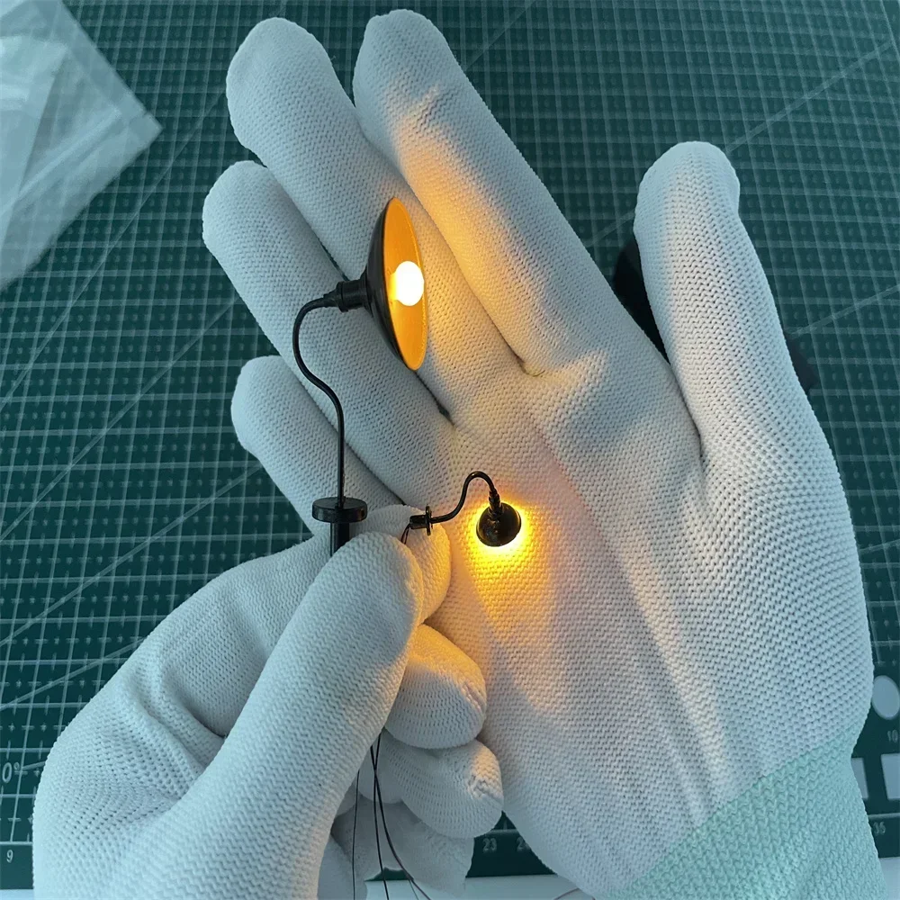 Lampe de modèle de rue Diorama de Table de sable de construction à l'échelle 87 HO 100 pour les aménements ferroviaires