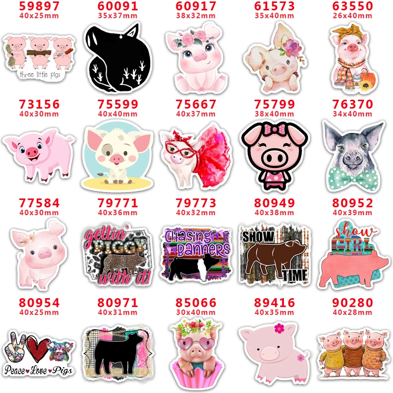 

10 шт., пластиковые формочки для украшений «сделай сам» PR-59897