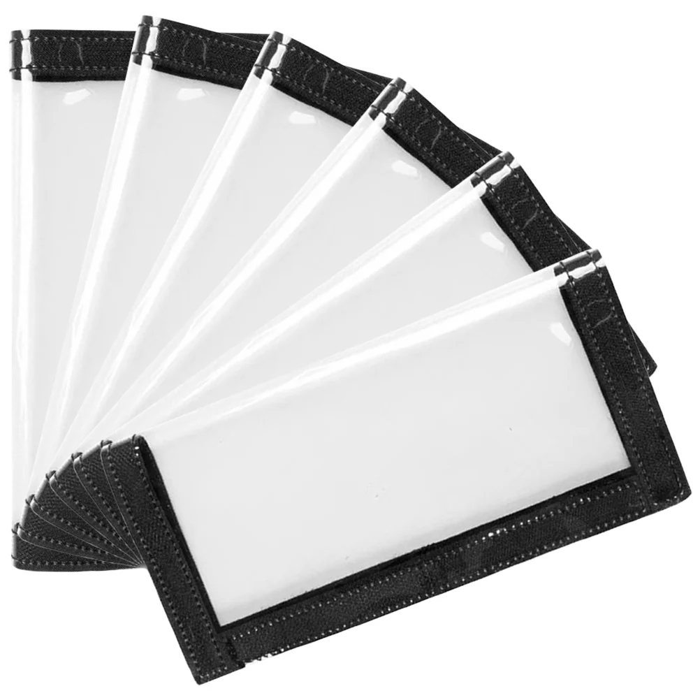 

6 Pcs Fishing Bait Protector Hook Cover Protective Sea Bag Equipment Black Transparent