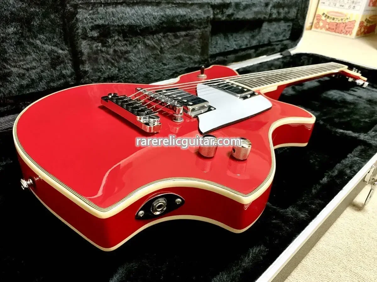 Rare Adrian Vandenberg Red Electric Guitar TP-9 Bridge Grover Tuners Gold Hardware Special Inlay