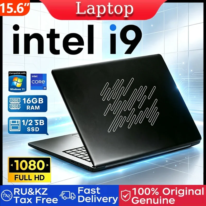 15.6 Inch Full HD IPS Laptop 120Hz Screen Intel Core I9-10980HK 32GB RAM 2TB SSD Backlit Keyboard Long Battery Life Windows 11