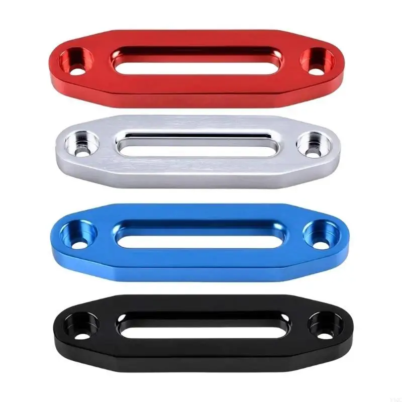 

6 Inch Aluminum Hawse Fairlead with Mounting Hardware High Strength Hawse Fairlead Upgrades for Synthetic Winch Rope Y4QC